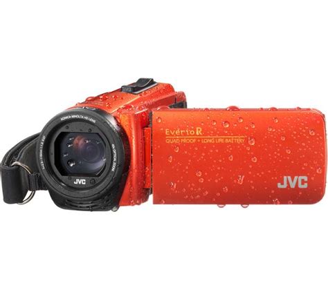 Buy JVC GZ-R495BEK Camcorder & Accessories Bundle - Orange | Free ...