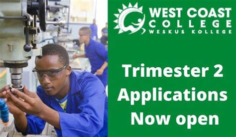 West Coast TVET College Online Application 2024 Is Open