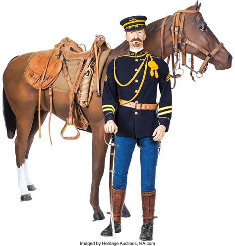 1902 7th Cavalry Trooper Ready to Ride.... Militaria Uniforms | Lot ...