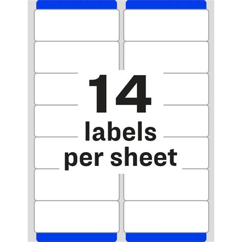 Avery 5962, Avery Easy Peel White Mailing Labels, AVE5962, AVE 5962 ...