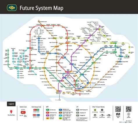 Singapore MRT Map | Land Transport Guru | Singapore map, Singapore ...