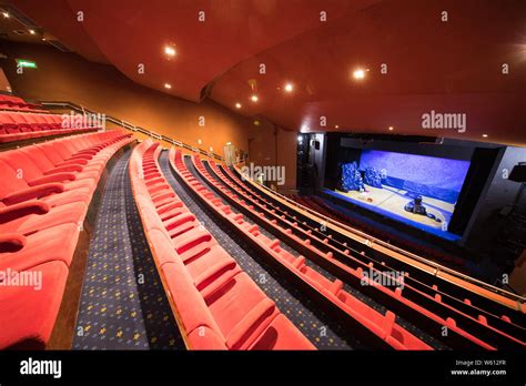 rows of seats Bromley Churchill Theatre Stock Photo - Alamy