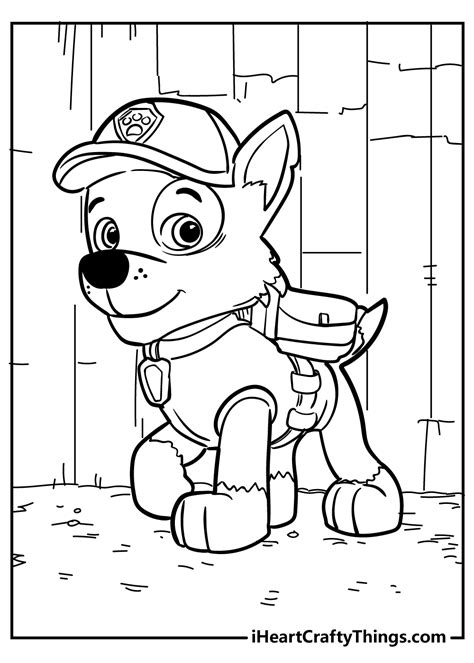 Paw Patrol Free Colouring Pages - Printable Form, Templates and Letter