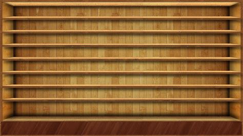 Empty Bookshelf Wallpaper - WallpaperSafari