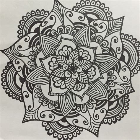 Mandala Art Flower