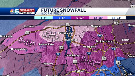 Vermont, North Country to receive snow in multi-day storm