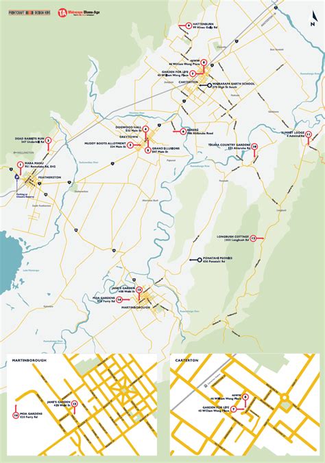 Map | Wairarapa Garden Tour