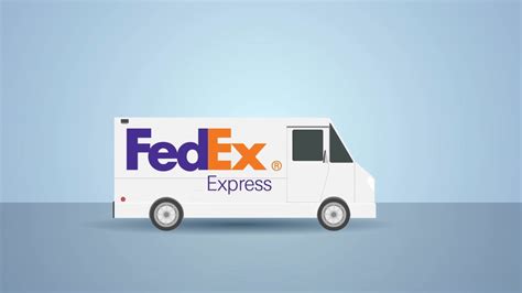 Fedex Truck Cartoon