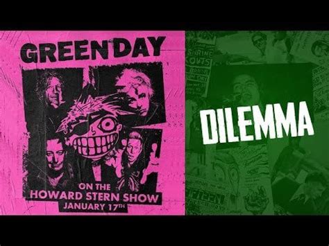 Green Day: Dilemma [Live at Howard Stern Show | January 17, 2024] : r ...