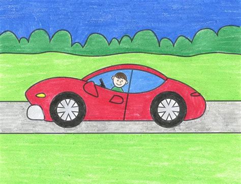 How To Draw A Sports Car Step By Step For Kids