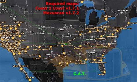 GOVERNMENT ACCESS TUNNELS + OFFROAD MAP FINAL V2.0 MOD Mod - ATS Mod ...