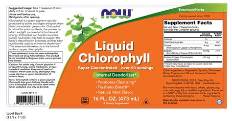 Liquid Chlorophyll - 16 oz. - Tri Health Foods