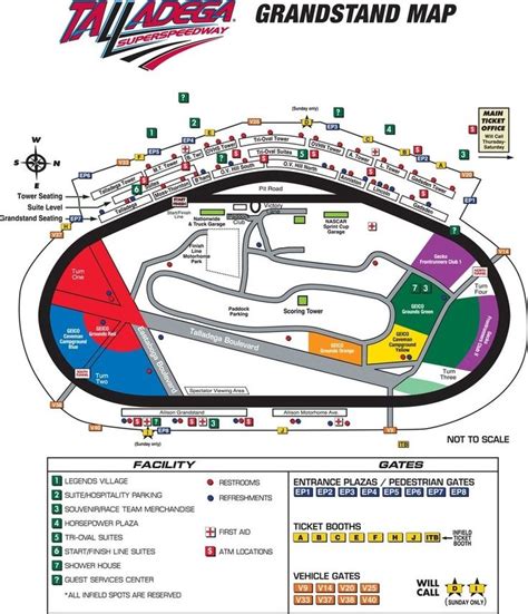 The Incredible talladega speedway seating chart