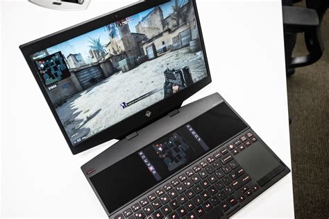 Hands on with HP's Omen X 2S 15: The world's first dual-screen gaming ...