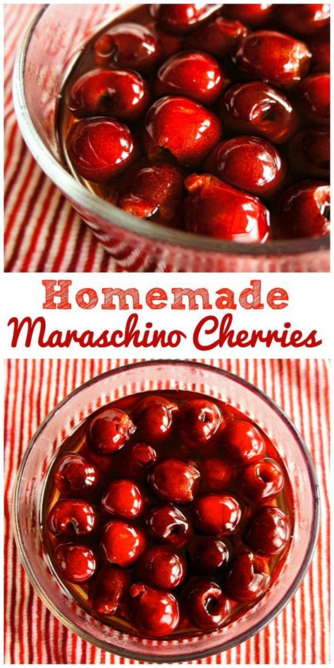 Homemade Maraschino Cherries - The Weary Chef