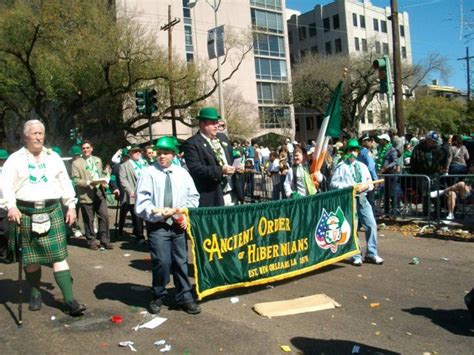 Ancient Order of Hibernians. St Patrick's Day parade NOLA March 2010 ...