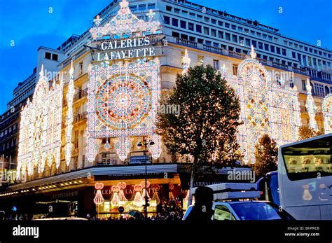 Paris, France, Christmas Shopping, Galeries Lafayette Department Store ...