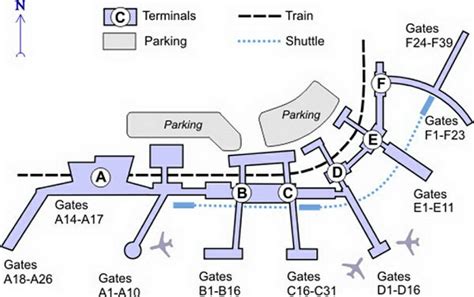 Philadelphia Airport Terminal Map – Map Of The World