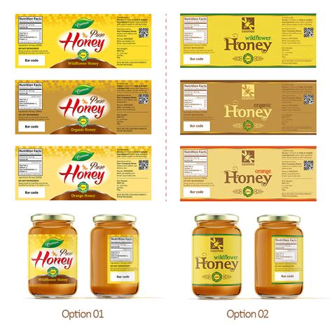 Honey Jar Label Design :: Behance