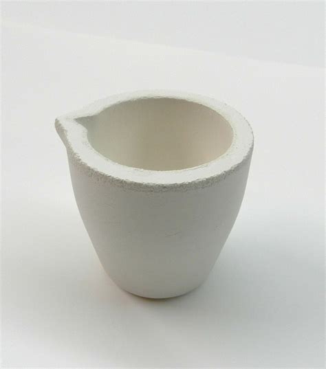 Melting Crucible for Melting Gold & Silver Silica Cup Type "Slip Cast"