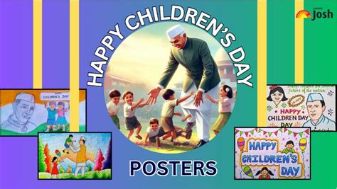 Children's Day Posters 2023: Easy and Simple Bal Diwas Poster Ideas for ...