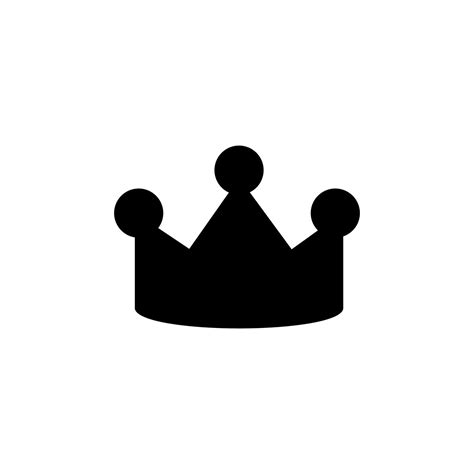 Royal crown silhouette 4970580 Vector Art at Vecteezy