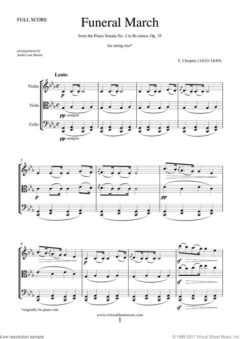 Chopin Funeral March Piano Sheet Music - Blogs