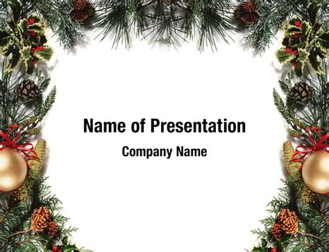 Christmas Decoration PowerPoint Templates - Christmas Decoration ...