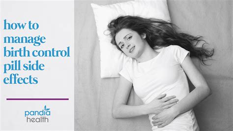 How to manage birth control pill side effects - Pandia Health