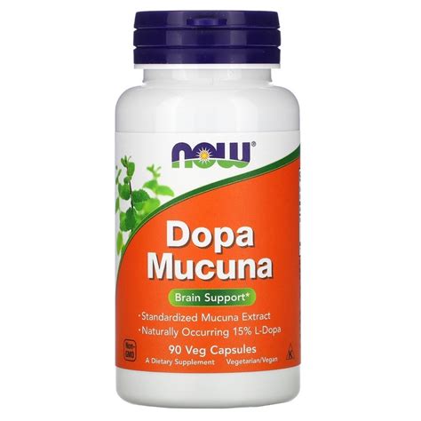 Jual Dopa Mucuna isi 90 Veg Capsules Now Foods | Dopamine Mucuna ...