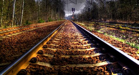 HD Train Tracks Wallpaper - WallpaperSafari