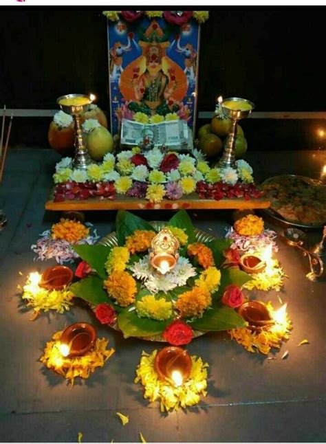 Pin by Pinterest on Festival Decoration | Diwali pooja, Diwali ...