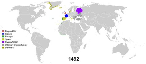 500 years of European colonialism, in one animated map - Vox