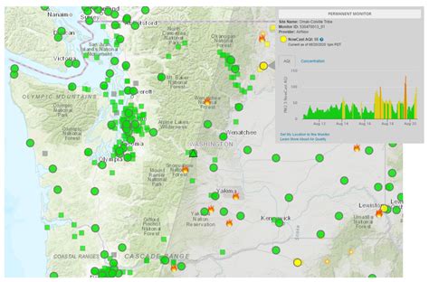 Washington Smoke Information: New Fire and Smoke Map