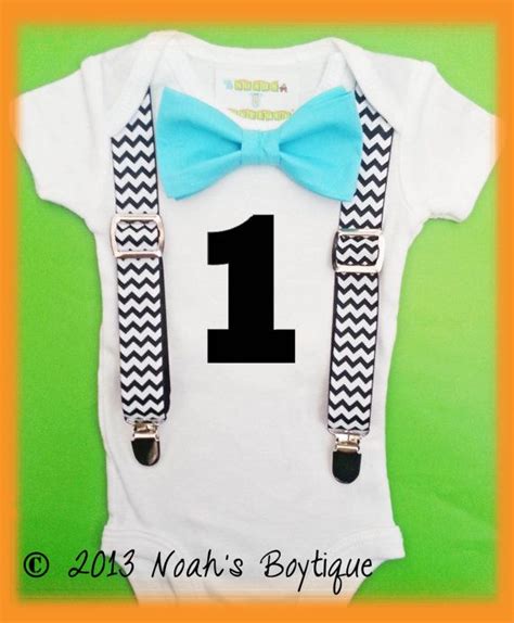 1st Birthday Number One Outfit - Boys First Birthday Outfit - Black ...