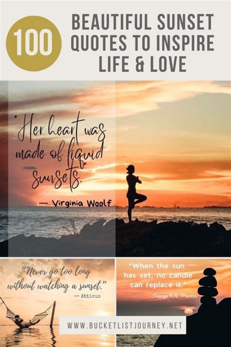 100 Beautiful Sunset Quotes to Inspire Life & Love