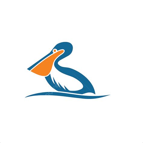 Pelican Clipart Transparent Background, Pelican Vector Logo Design ...