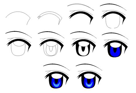 25+ How To Draw Anime Eyes Female Cute Step By Step Pics - Anime ...