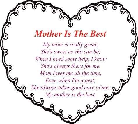 30 Touching Mothers Day Poems From Kids