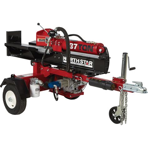 NorthStar Horizontal/Vertical Log Splitter - 37-Ton, 270cc Honda GX270 ...