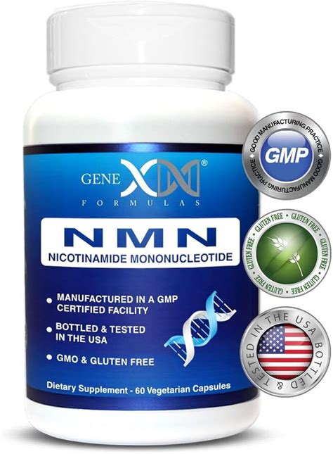 NMN 250MG - NICOTINAMIDE MONONUCLEOTIDE (2X 125MG CAPSULES 60CT ...