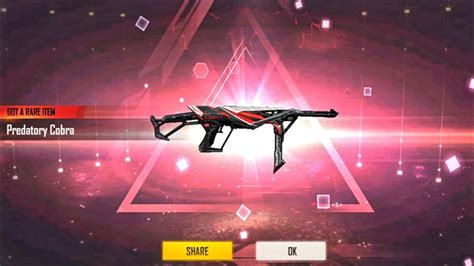 Predatory Cobra MP40 Weapon Skin in Free Fire: Details