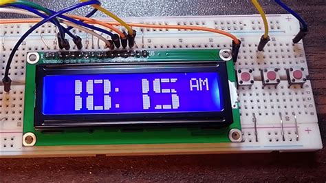 How to Make A Digital Clock Using Arduino and LCD - YouTube