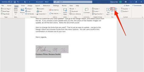 Microsoft Word Signature Template - Free Word Template