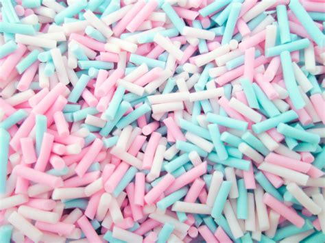 COTTON CANDY MIX Pastel Pink and Blue Polymer Clay Fake | Etsy