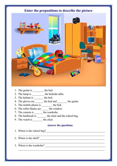 Exercises With Prepositions