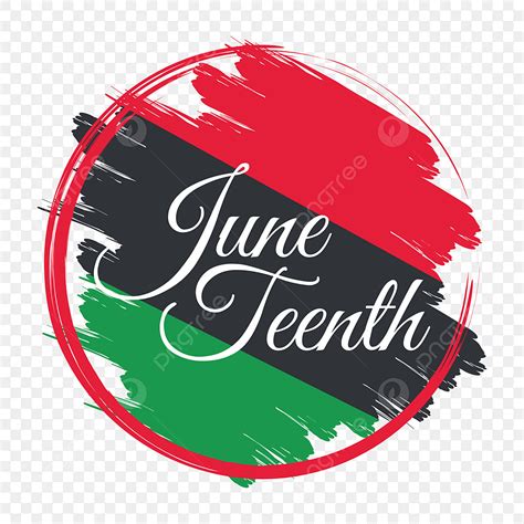 Juneteenth Flag Clipart Vector, Juneteenth On Paint Stains With ...