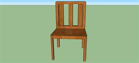 Cara Render 3d Sketchup Chair - IMAGESEE