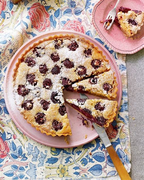 Italian cherry and almond tart recipe | delicious. magazine