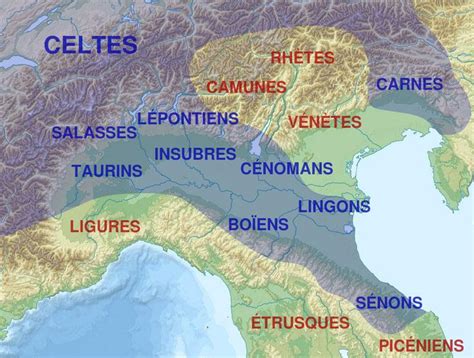 Cisalpine Gaul | Celtic, Ancient maps, Map